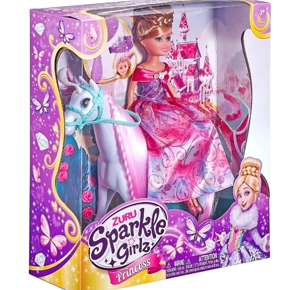 ☆NWT☆ZURU☆SPARKLE GIRLZ Princess & Horse☆Large Giftset☆ - Picture 2 of 11